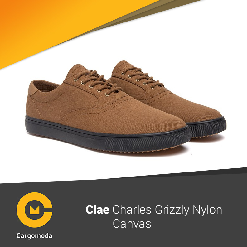 CLAE CHARLES GRIZZLY NYLON CANVAS